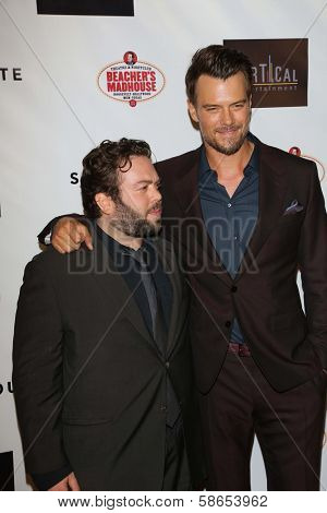 Dan Folger and Josh Duhamel at the 
