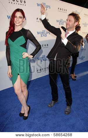 Chloe Dykstra and Chris Hardwick at 