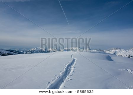 Vinter Alpine landskab. Davos