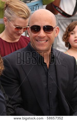 Vin Diesel at the Vin Diesel Star on the Hollywood Walk of Fame Ceremony, Hollywood, CA 08-26-13