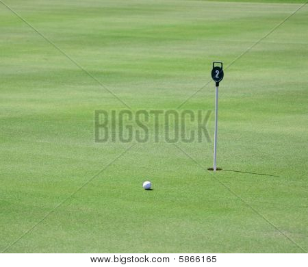 Golf fält