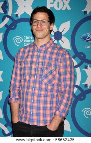 Andy Samberg at the 2013 FOX Fall Eco-Casino Party, The Bungalow, Santa Monica, CA 09-09-13