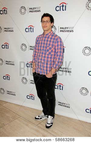 Andy Samberg at PaleyFest Previews: Fall TV with FOX Brooklyn Nine-Nine, Paley Center for Media, Beverly Hills, CA 09-09-13
