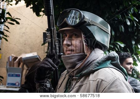 People Of 501St Legion Take Part In The Star Wars Parade In Milan, Italy