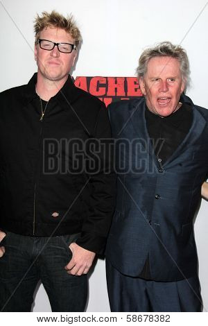 Jake Busey and Gary Busey at the 