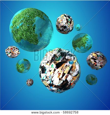 Trash Invasion of the Planet Earth