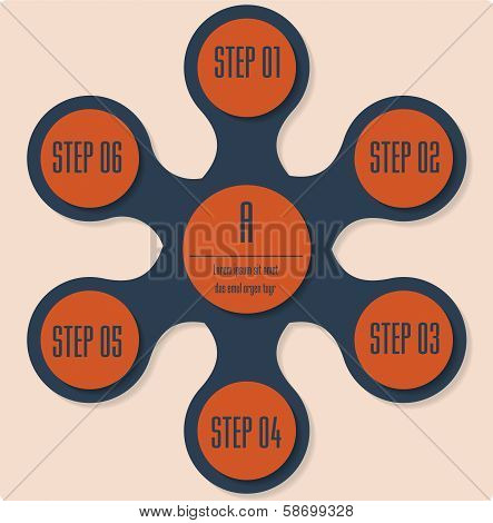 Metaball Infographic elements