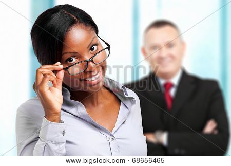 Business partners in a modern office 