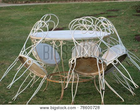 Historic Metal Garden Furniture