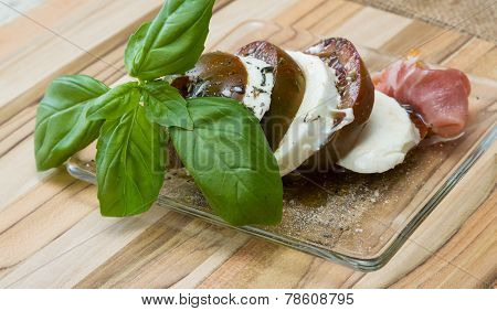 Fresh Mozzarella And Tomato Stack