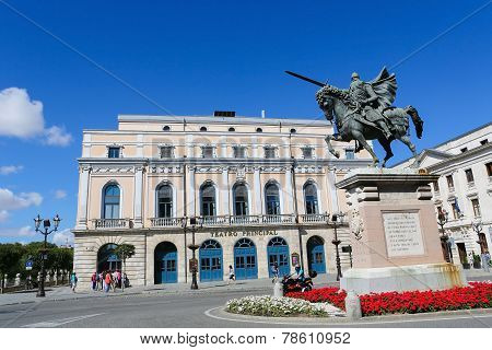 El Cid Statue In Burgos, Spain