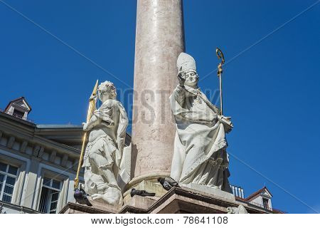 Saint Anne Column In Innsbruck, Austria.