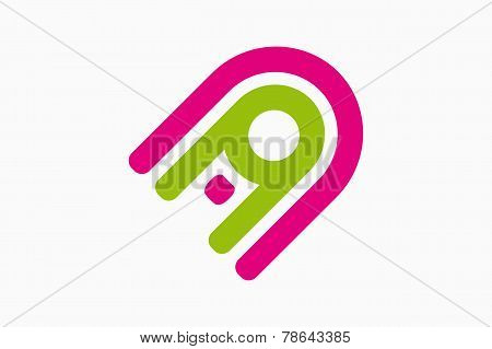 Letter A vector logo concept