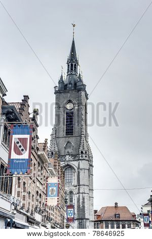 The Belfry (french: Beffroi) Of Tournai, Belgium