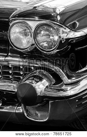 Retro car headlights