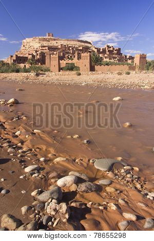 River Flows Below The Old Town