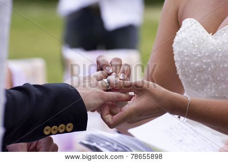 The Exchange Of Wedding Rings