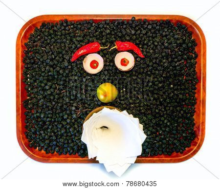 The vegetable face.