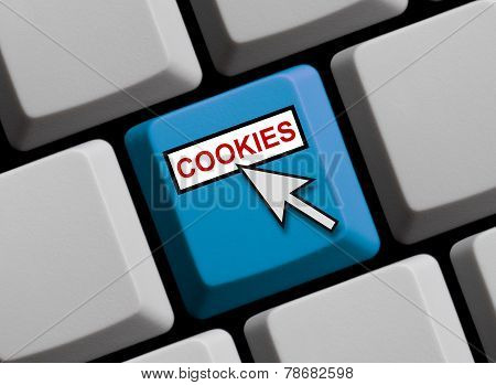 Computer keyboard cookies