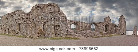 Koknese Castle In Latvia