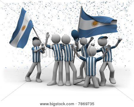 argentinské fotbalové fanoušky
