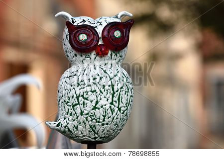 Owl From  Murano Glass