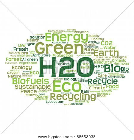 Vector concept or conceptual abstract green ecology and conserva
