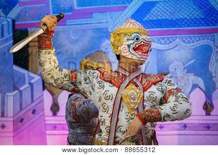 Khon - Thai Traditional Mask Dance