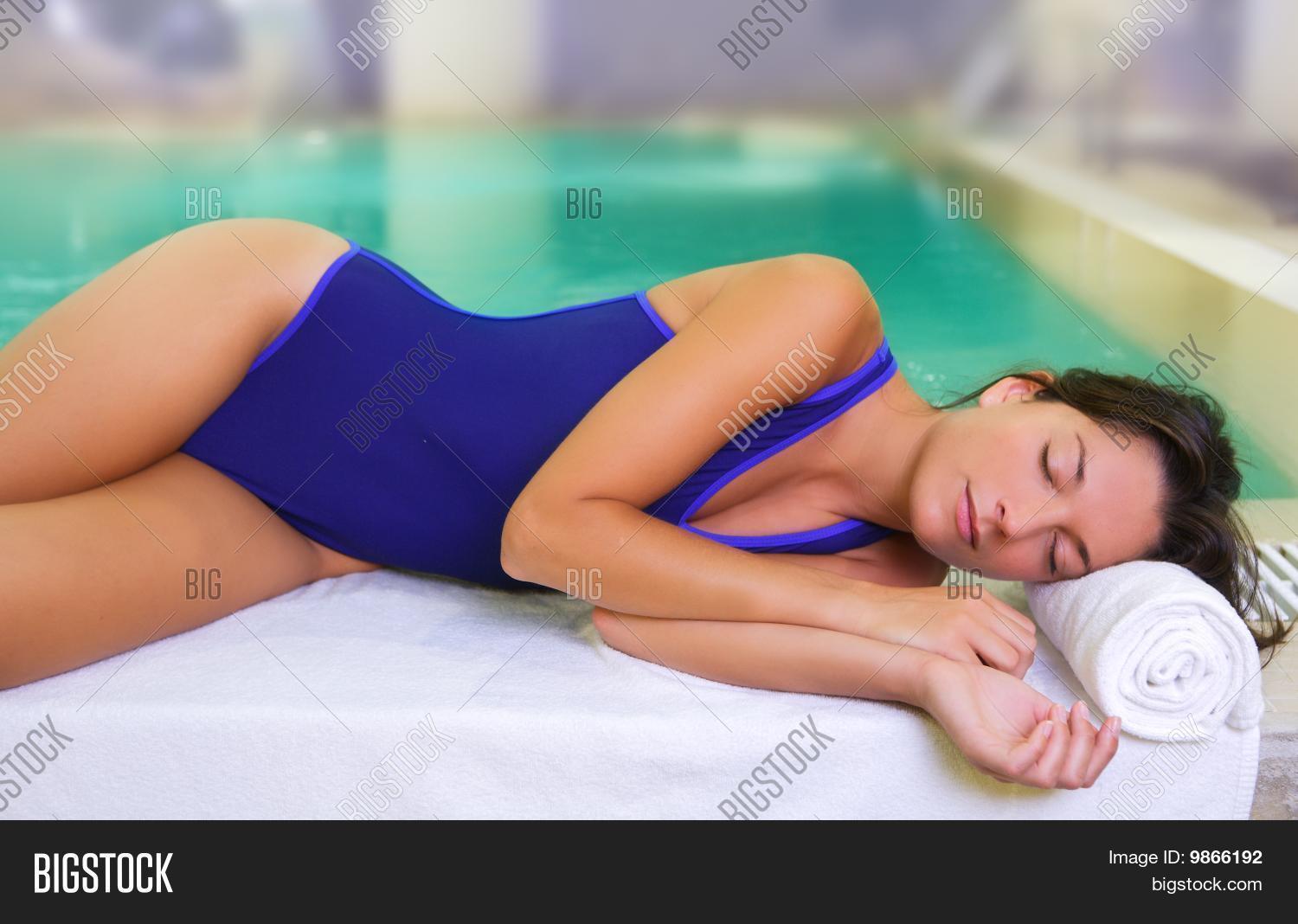 Bathing Suit Spa Woman Image & Photo (Free Trial) Bigstock