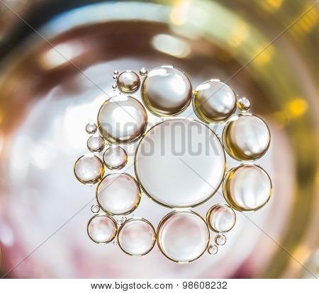 Water Bubbles Abstract Light Illumination
