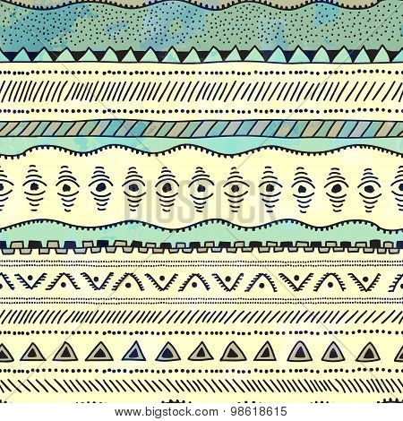 Seamless geometric ethnic pattern.
