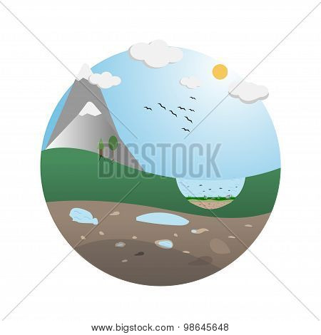 Collection Of Icons. Concept Design Infographics Ecology.