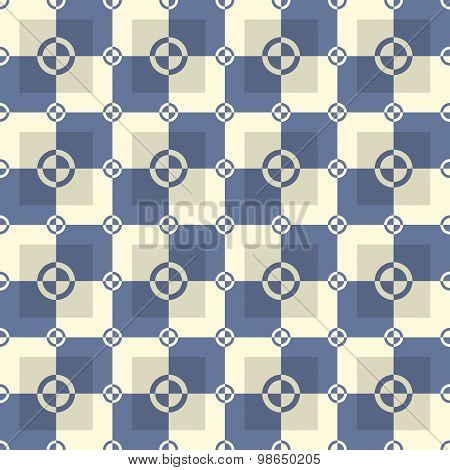 Square blue pattern