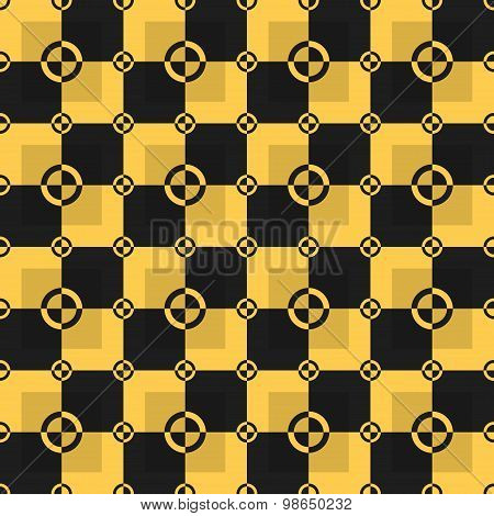 Square black and yellow pattern