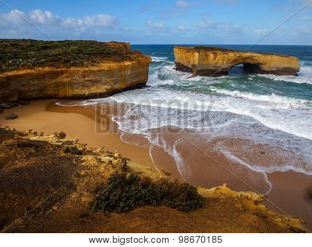 The London Bridge By  Great Ocean Road