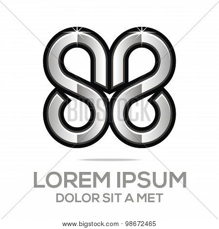 Logo Infinity Symbol S 8 Vector Element