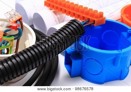 Components For Electrical Installations And Rolls Of Diagrams