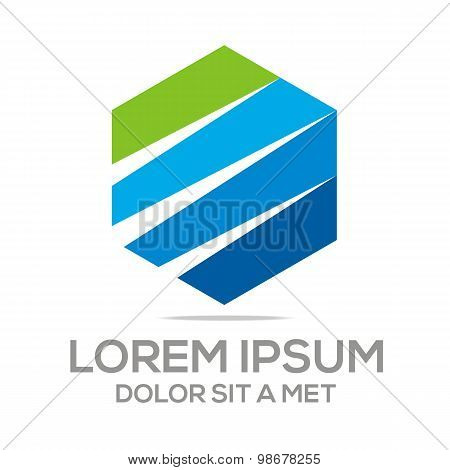 Logo abstract element icon vector
