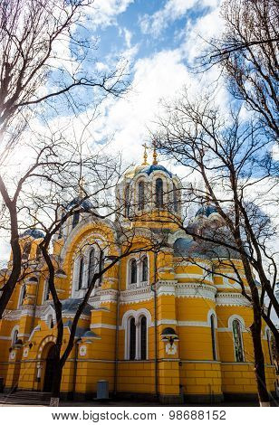 Saint Volodymyr Orthodox Cathedral In Kyiv, Ukraine