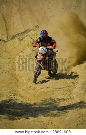Sibiu, Romania - July 18: Joseph Till Competing In Red Bull Romaniacs Hard Enduro Rally With A Madsc
