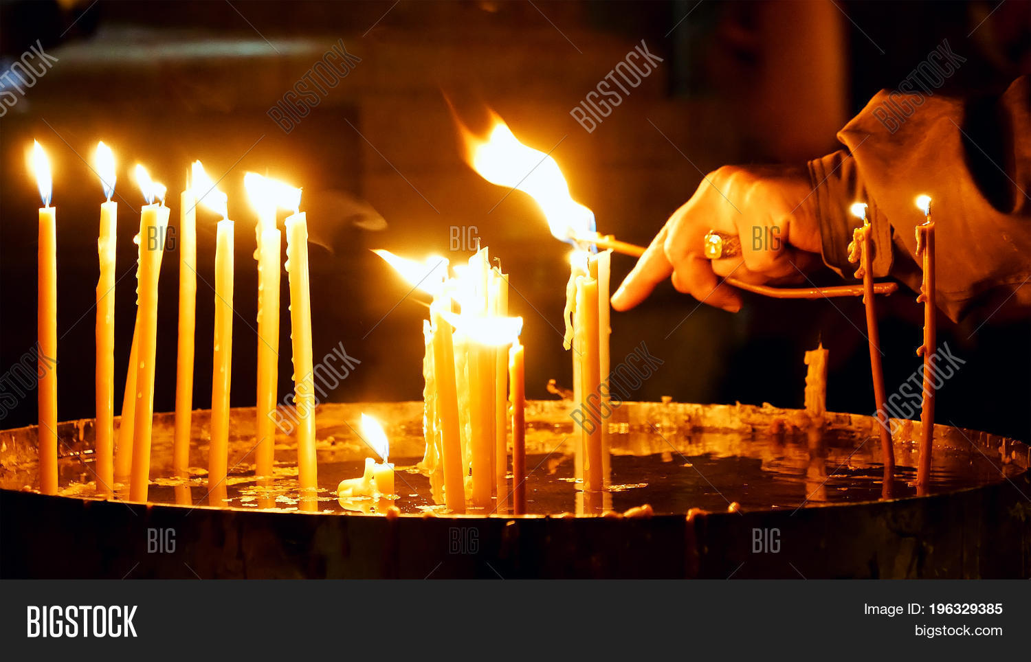 Burning Candles Holy Image & Photo (Free Trial) Bigstock