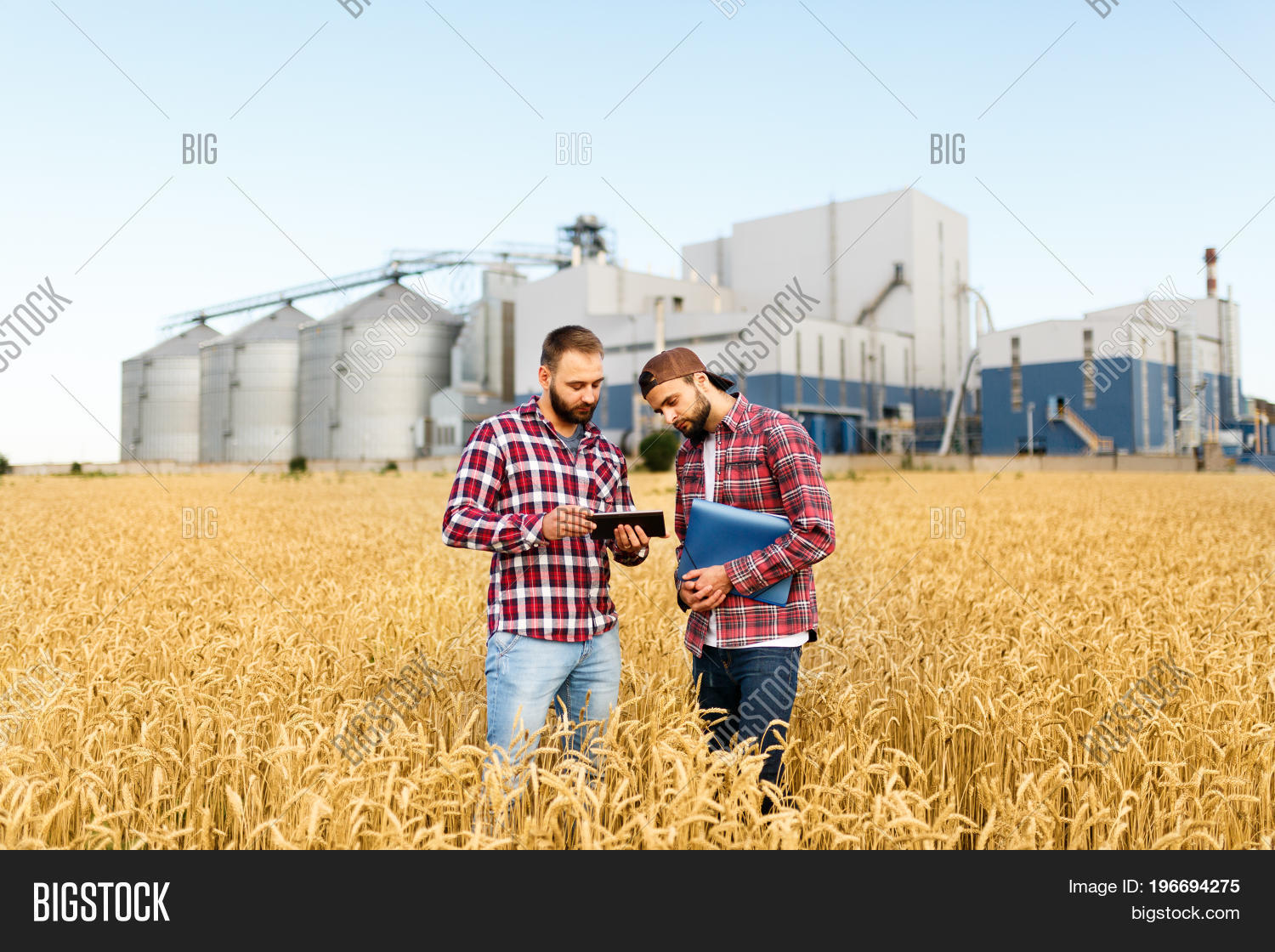 Two Farmers Standing Image & Photo (Free Trial) Bigstock