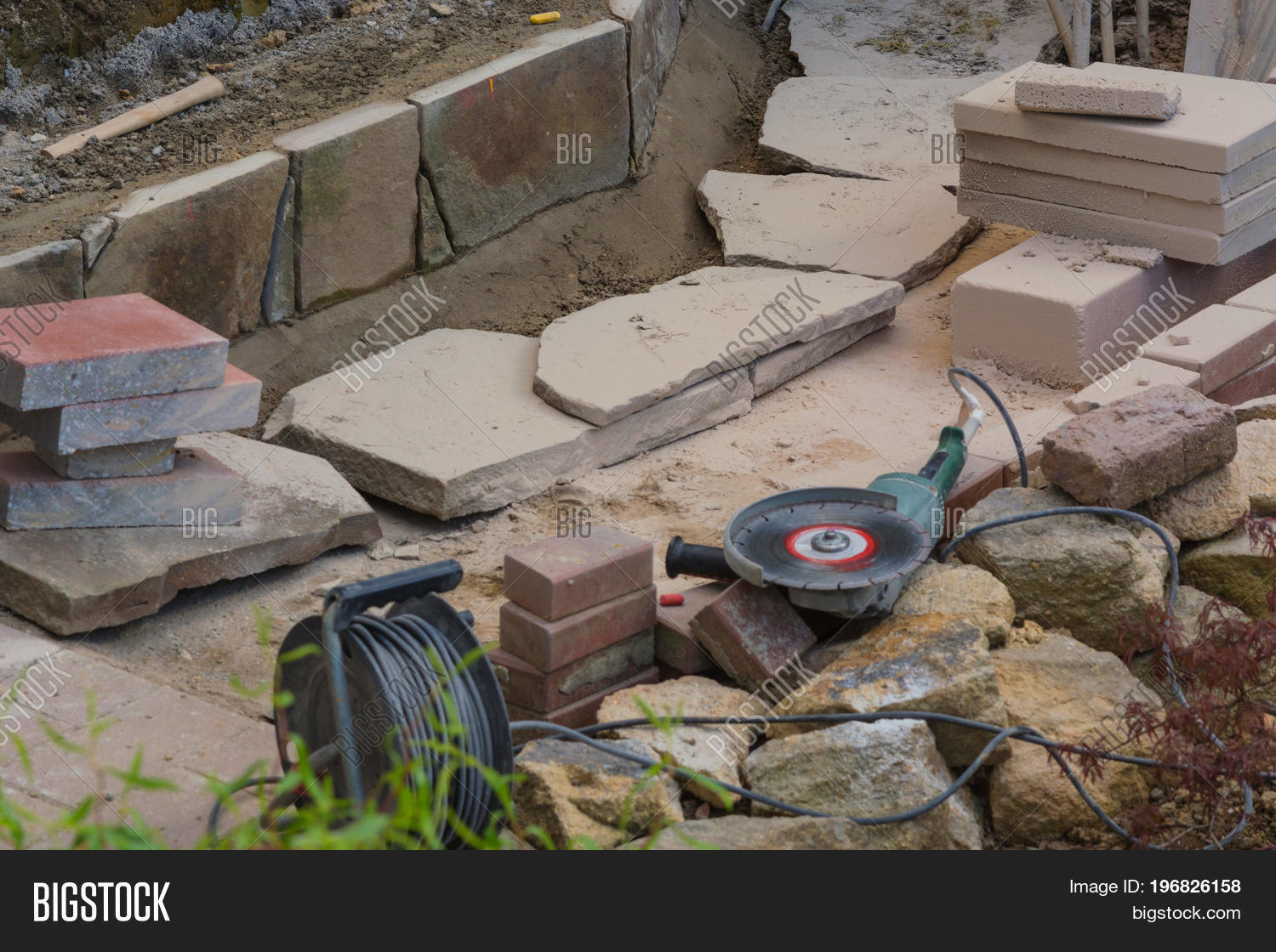 Man Cutting Stone Image & Photo (Free Trial) Bigstock