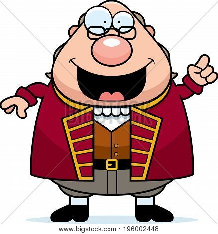Cartoon Ben Franklin Idea