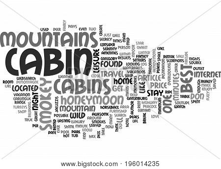 A HONEYMOON IN THE MOUNTAINS IS BEST BUT WATCH OUT TEXT WORD CLOUD CONCEPT