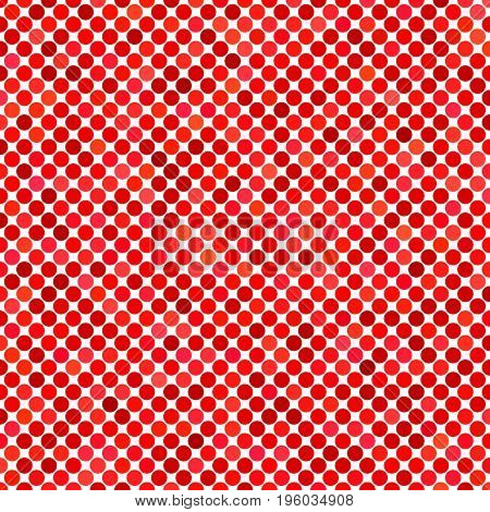 Colored dot pattern background - geometric vector graphic design from red circles
