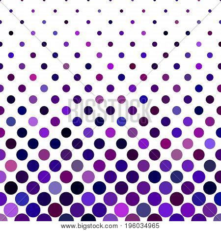 Colored dot pattern background - geometric vector illustration from purple circles