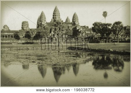 The ancient ruins of Angkor Wat Cambodia