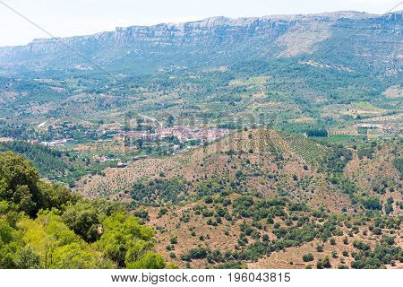 Rocky Landscape. Ridge Of El Montsant, Siurana De Prades, Tarragona, Catalunya, Spain.