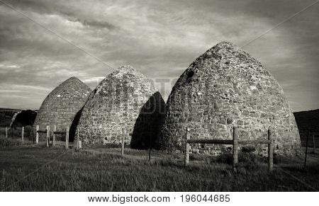 Charcoal Kilns near the ghost town of Piedmont Wyoming